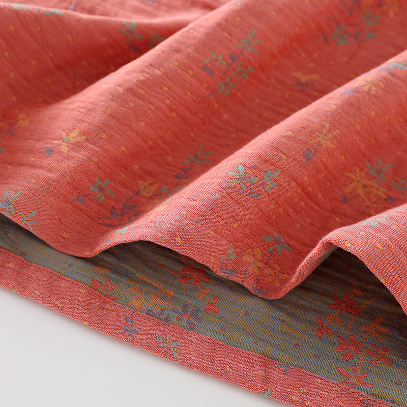 Pigiama in cotone con scollo tondo pastorale