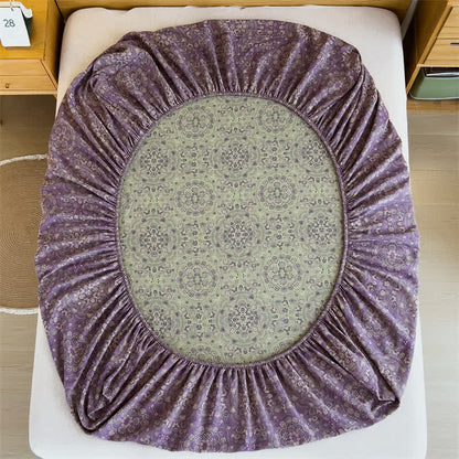 Lenzuolo con angoli vintage in puro cotone jacquard - image 6