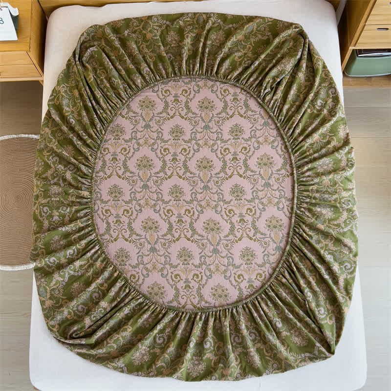 Lenzuolo con angoli in garza di cotone elegante vintage