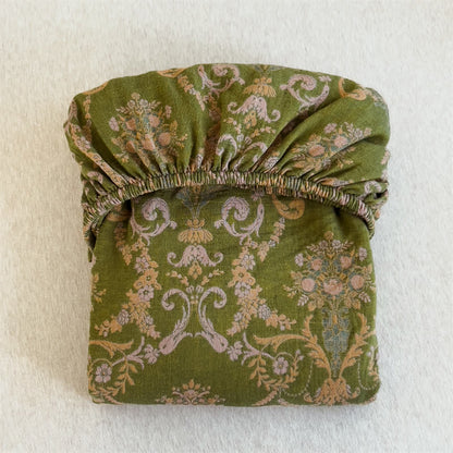 Lenzuolo con angoli in garza di cotone elegante vintage