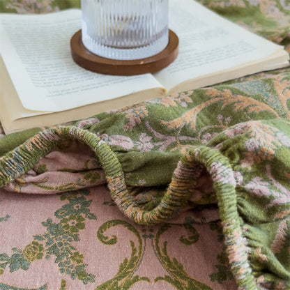 Lenzuolo con angoli in garza di cotone elegante vintage