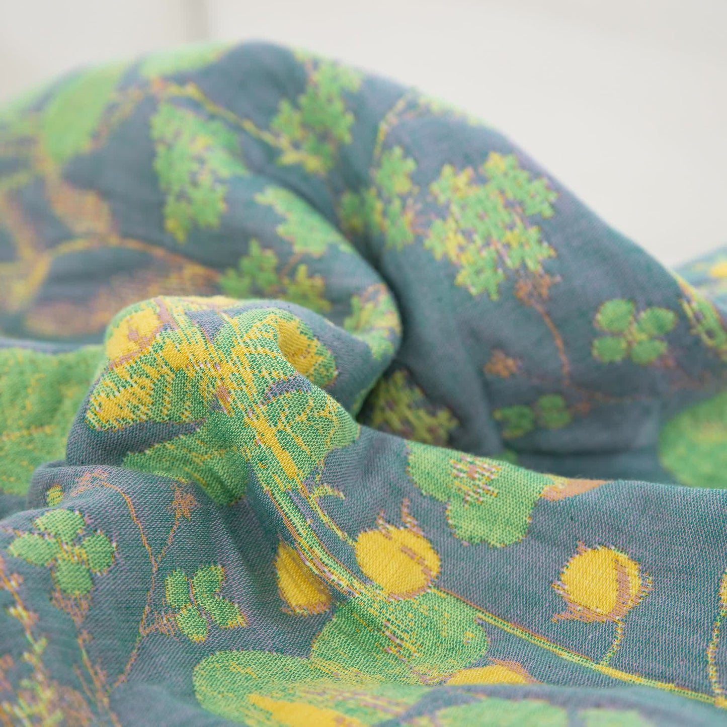 Federe in garza di cotone jacquard Lotus Pond (2 pezzi)