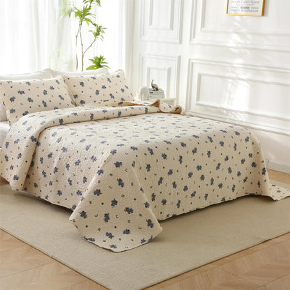 Biancheria da letto trapuntata in puro cotone con simpatico elefante