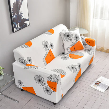 Copridivano elasticizzato Geometry Dandelion