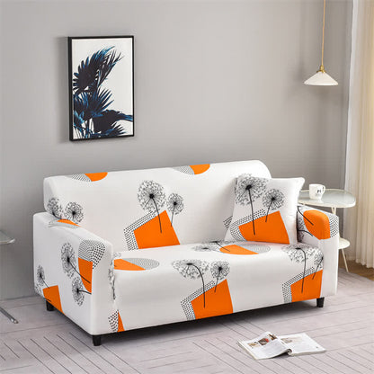 Copridivano elasticizzato Geometry Dandelion