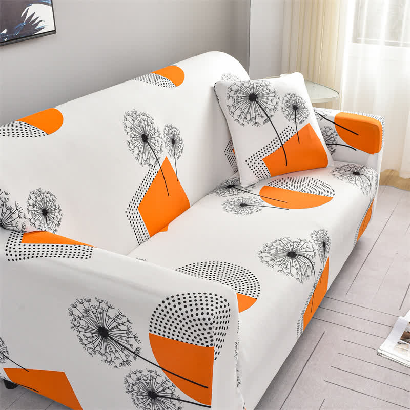 Copridivano elasticizzato Geometry Dandelion