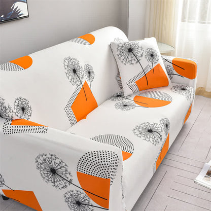 Copridivano elasticizzato Geometry Dandelion