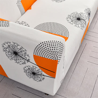 Copridivano elasticizzato Geometry Dandelion