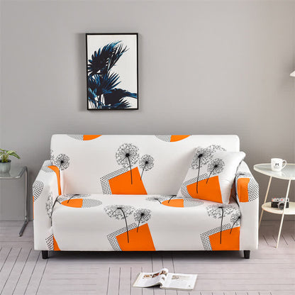 Copridivano elasticizzato Geometry Dandelion