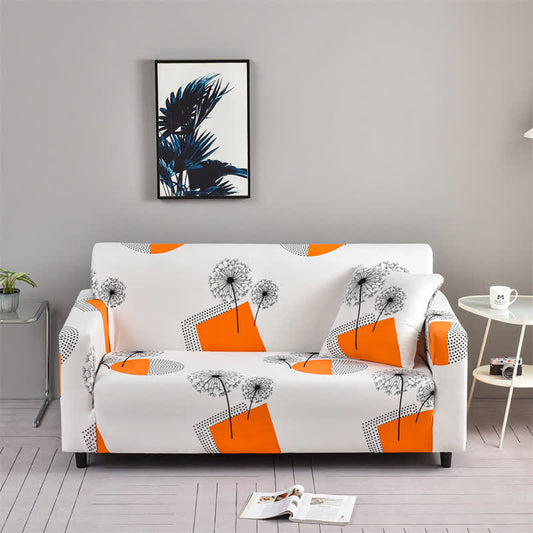 Copridivano elasticizzato Geometry Dandelion