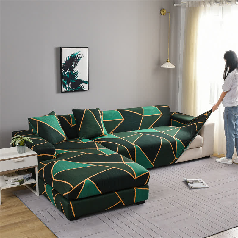 Copridivano geometrico moderno e resistente
