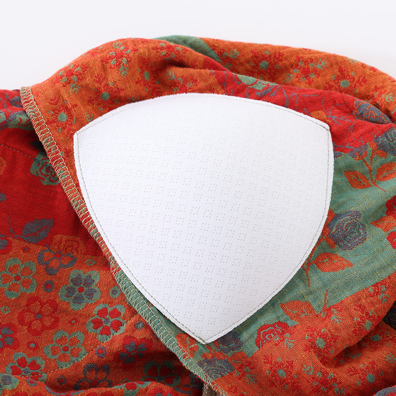 Camicia da notte imbottita in puro cotone