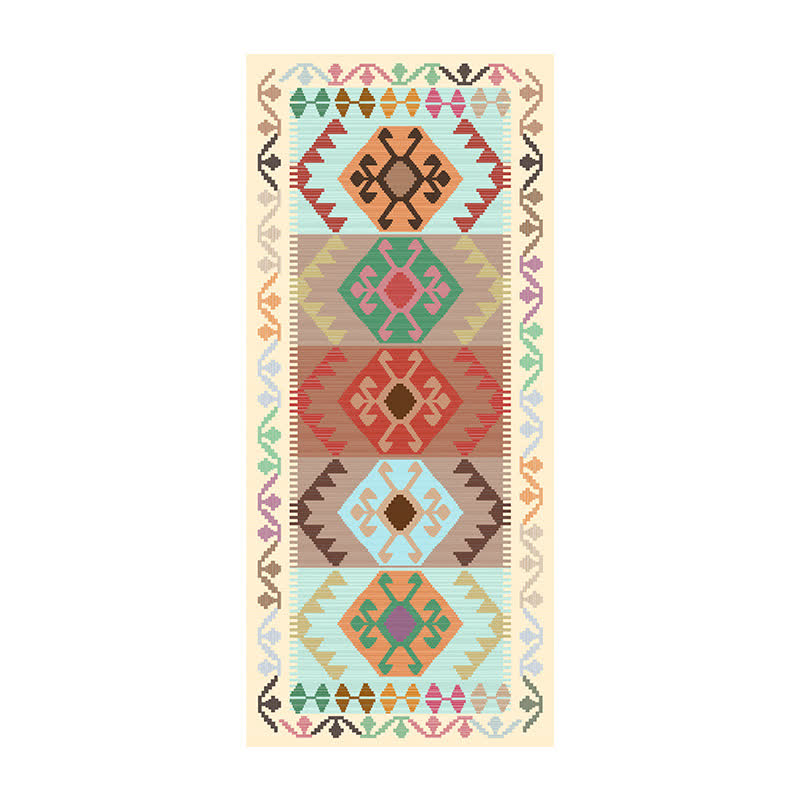 Tappeto runner antiscivolo per camera da letto Kilim afgano