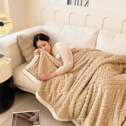Coperta in pile soffice e confortevole a doppia faccia