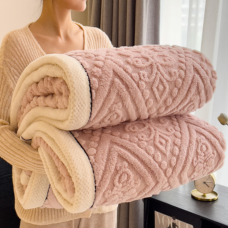 Coperta in pile soffice e confortevole a doppia faccia