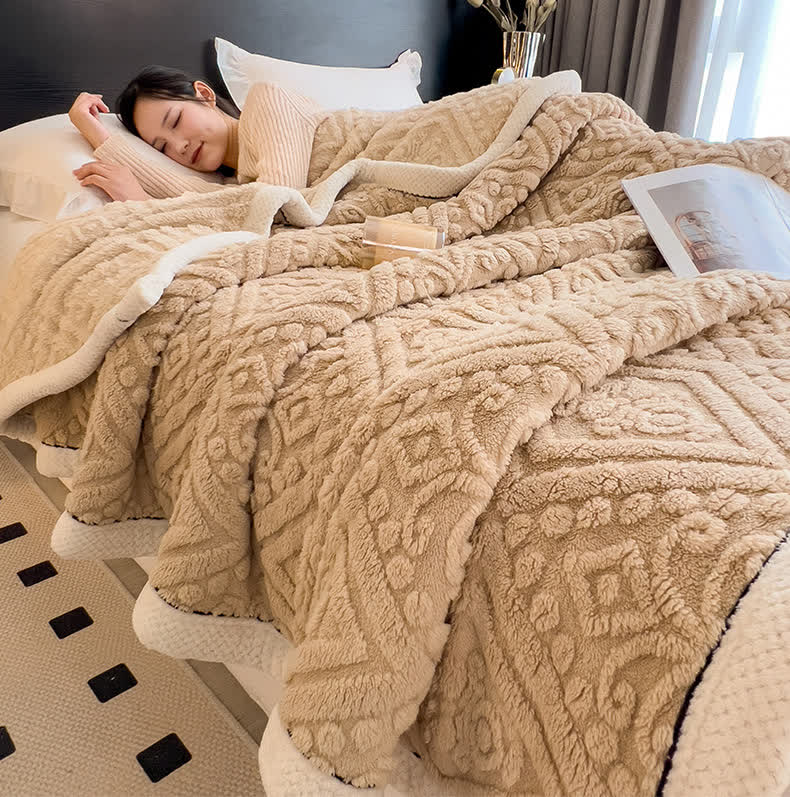 Coperta in pile soffice e confortevole a doppia faccia