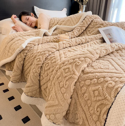 Coperta in pile soffice e confortevole a doppia faccia