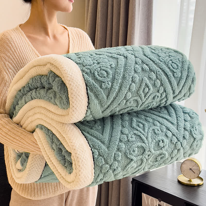 Coperta in pile soffice e confortevole a doppia faccia