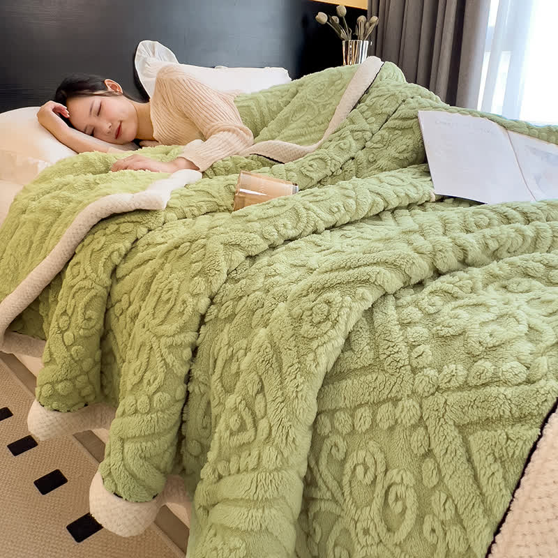 Coperta in pile soffice e confortevole a doppia faccia