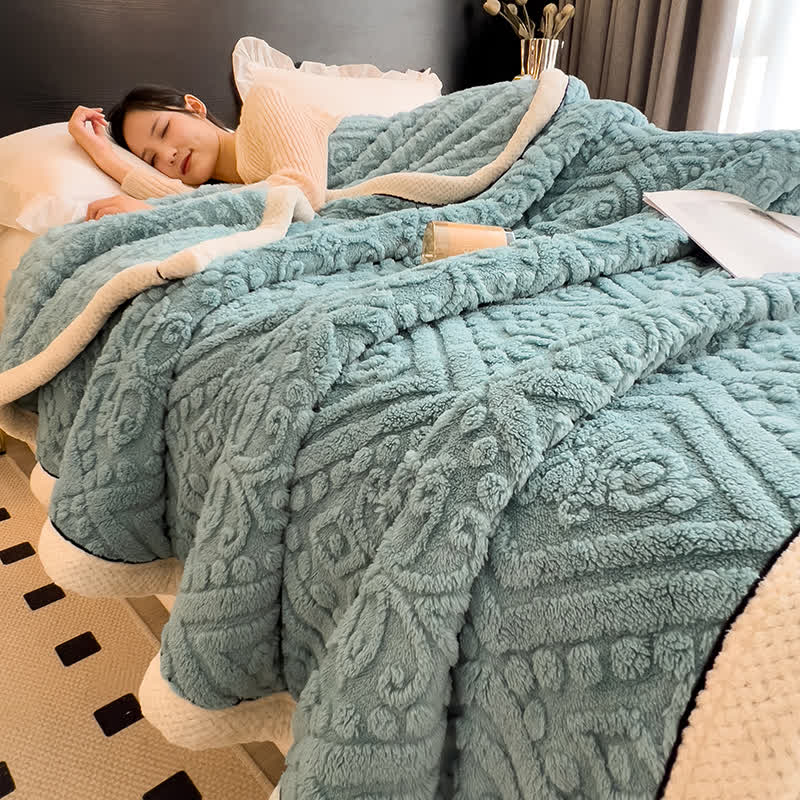 Coperta in pile soffice e confortevole a doppia faccia