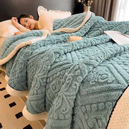 Coperta in pile soffice e confortevole a doppia faccia