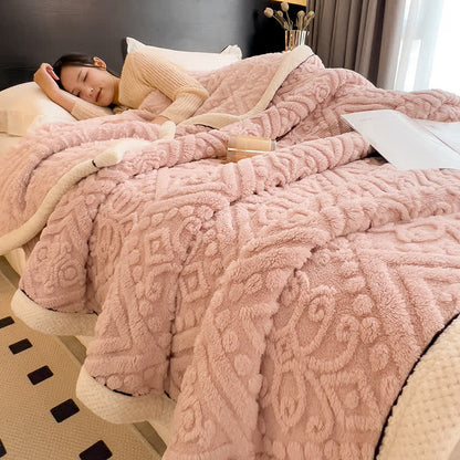 Coperta in pile soffice e confortevole a doppia faccia