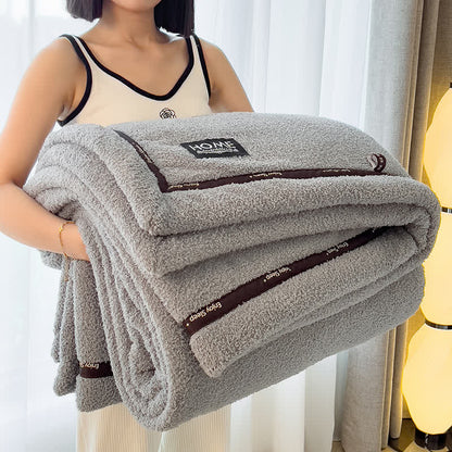 Coperta in pile soffice e dallo stile semplice