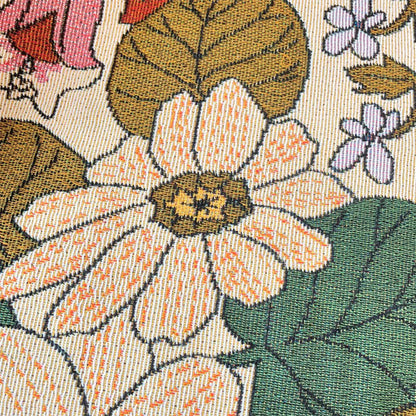 Coperta arazzo con fiori colorati in fiore