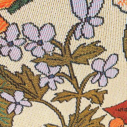 Coperta arazzo con fiori colorati in fiore