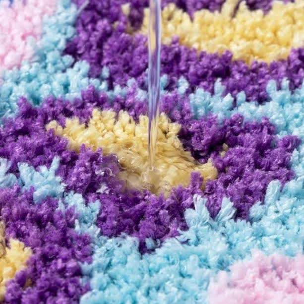 Tappeto antiscivolo a forma di farfalla femminile