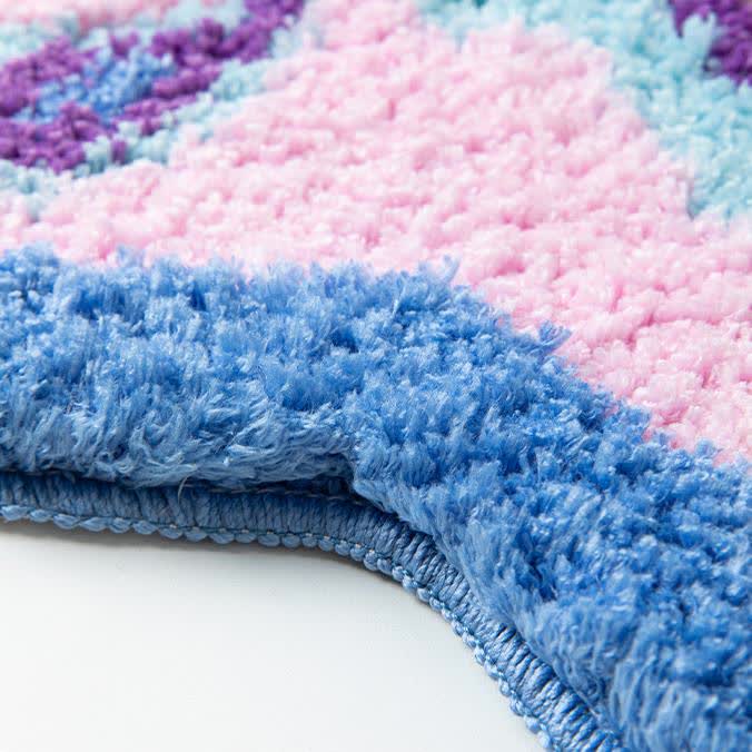 Tappeto antiscivolo a forma di farfalla femminile