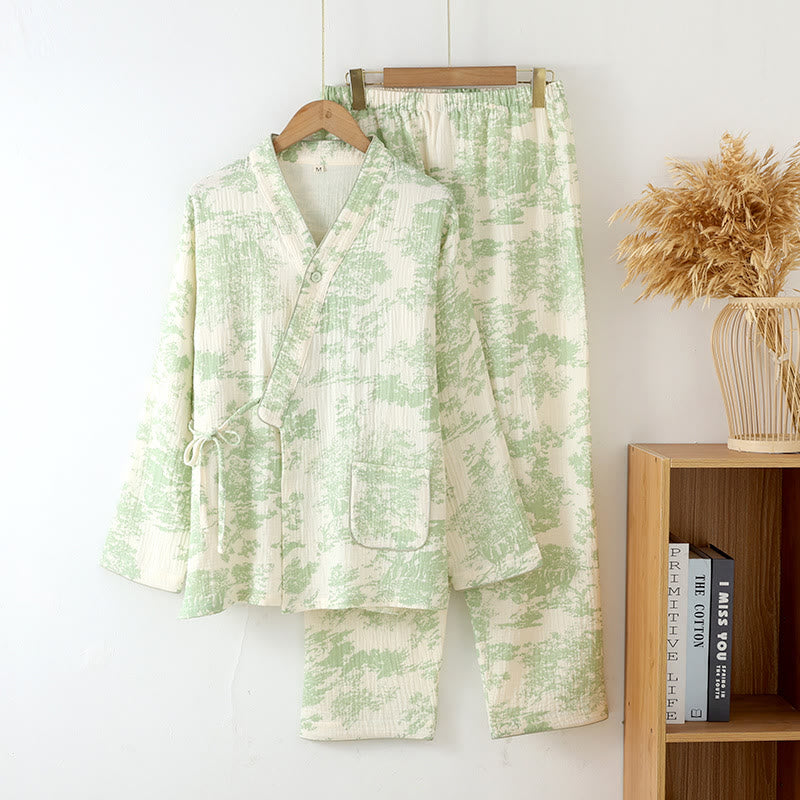 Pigiama Kimono in garza di cotone Refresh