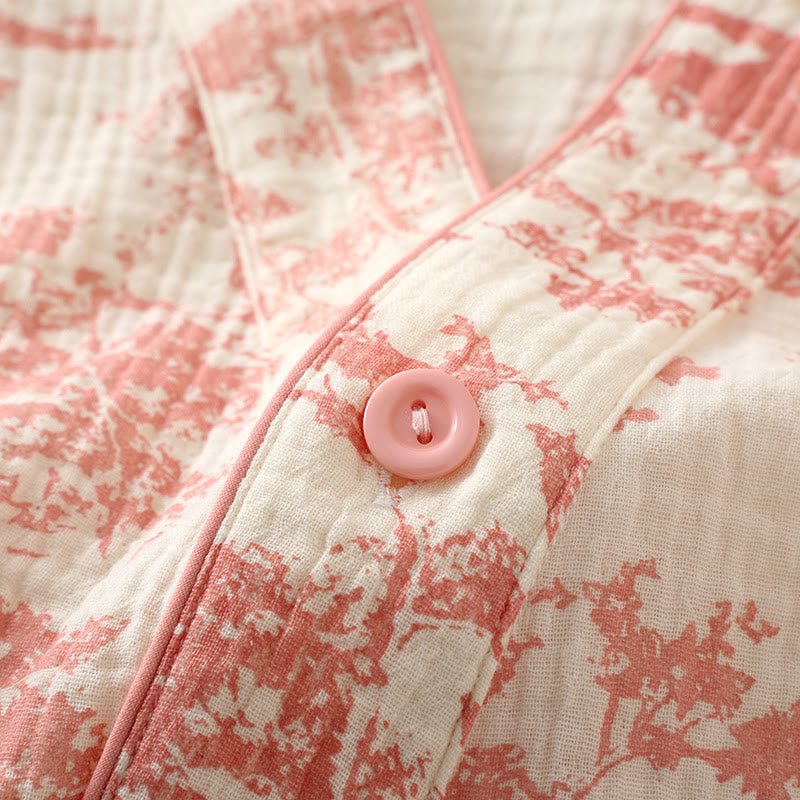 Pigiama Kimono in garza di cotone Refresh