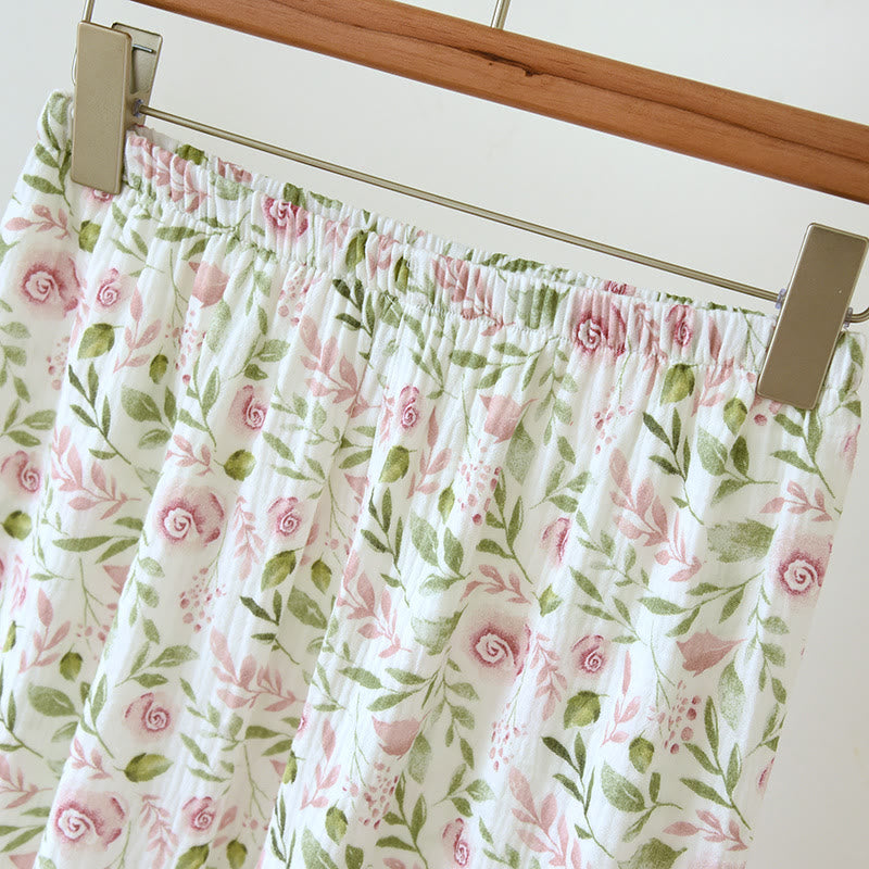 Pigiama in garza di cotone Refresh Rose