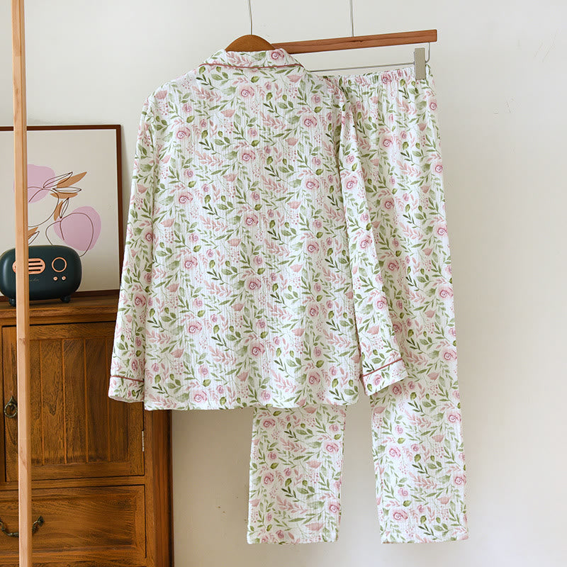 Pigiama in garza di cotone Refresh Rose