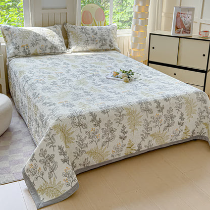 Set di biancheria da letto in velluto caldo in stile rurale (4 pezzi)