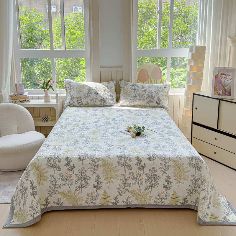Set di biancheria da letto in velluto caldo in stile rurale (4 pezzi)