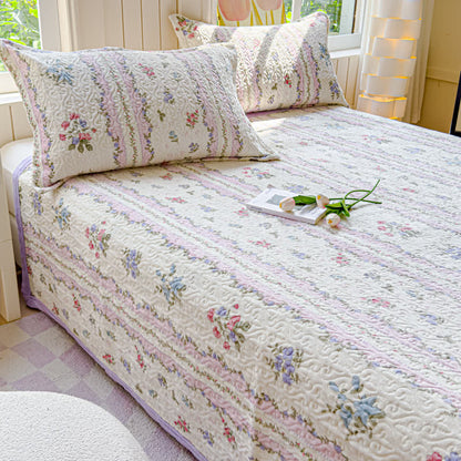 Set di biancheria da letto invernale in velluto pastorale morbido (4 pezzi)