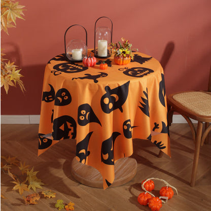 Tovaglia festiva a forma di zucca fantasma di Halloween