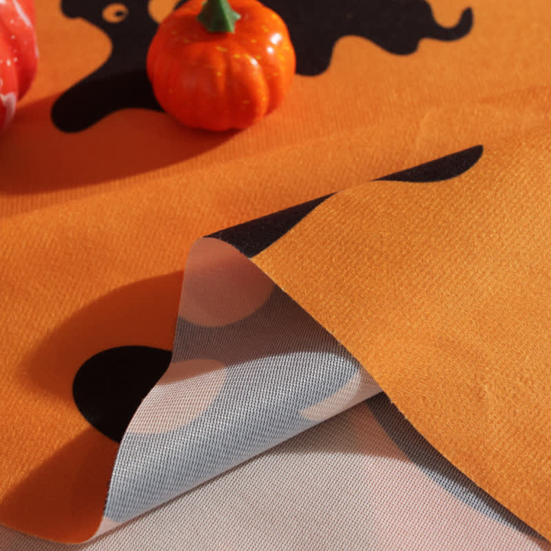 Tovaglia festiva a forma di zucca fantasma di Halloween