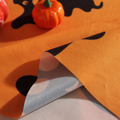 Tovaglia festiva a forma di zucca fantasma di Halloween