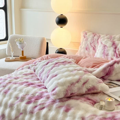 Lussuoso set di biancheria da letto invernale in pile di peluche (4 pezzi)