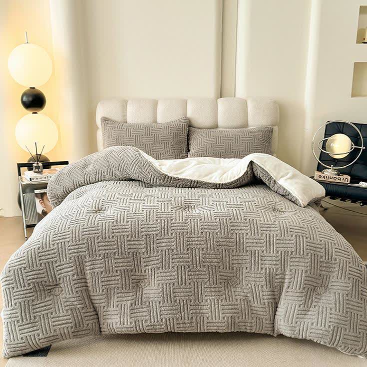 Coperta invernale calda e spessa in pile soffice