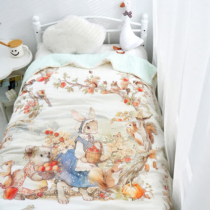 Trapunta in puro cotone con favola per bambini