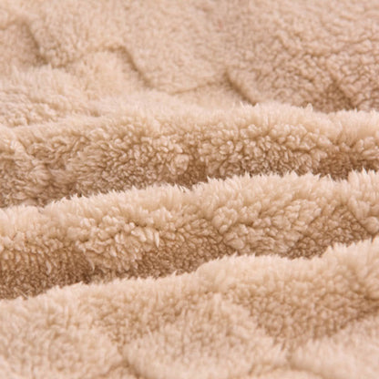 Coperta invernale Sherpa calda con anima trapuntata