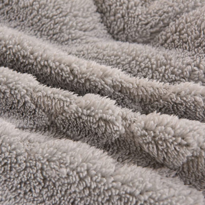 Coperta invernale Sherpa calda con anima trapuntata