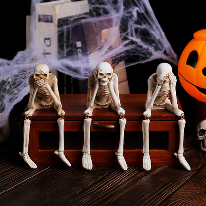 Decorazione decorativa a forma di scheletro di Halloween