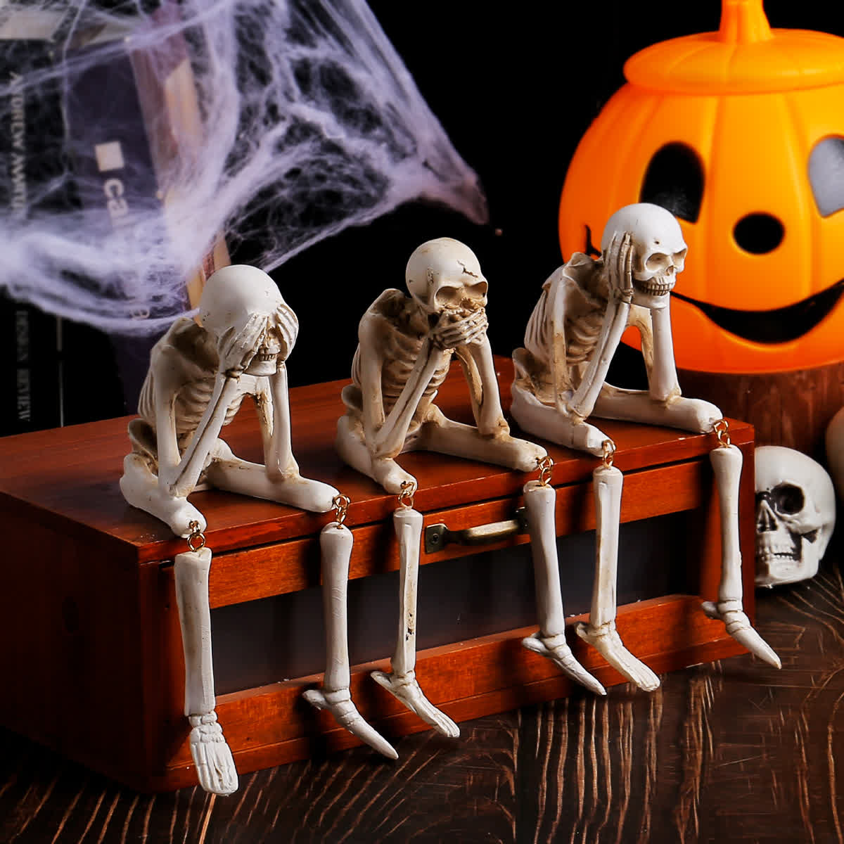 Decorazione decorativa a forma di scheletro di Halloween