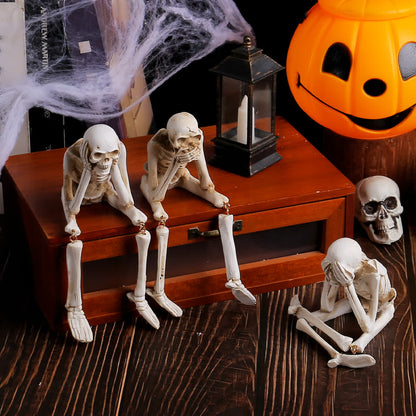 Decorazione decorativa a forma di scheletro di Halloween