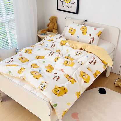 Trapunta per bambini in cotone caldo con motivo tigre